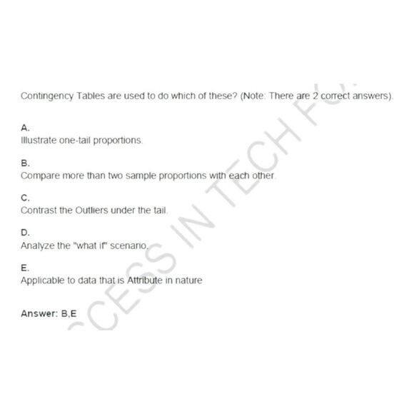 Printout CSSGB Six Sigma Green Belt Exam Study Guide - Picture 6 of 6